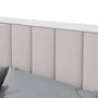Imagem de Cama Casal 140cm com USB, USB-C e 2 Mesa de Cabeceiras Solaris - Lopas