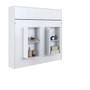 Imagem de Cama Casal Articulavel Horizontal Com Portas 140 Hanover Branco