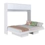 Imagem de Cama Casal Articulavel Horizontal Com Portas 140 Hanover Branco