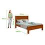 Imagem de Cama Casal Athenas 140 Frassino Off White Flex - Lopas