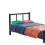 Imagem de Cama Casal De Ferro Tubular Resistente Laís Preto Primoart