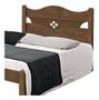 Imagem de Cama Casal Julia 100% Mdf e Estrado 100% Madeira Carmolar Mocaccino