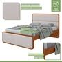 Imagem de Cama Casal Loop em Mdp/mdf Tecido Corano