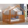 Imagem de Cama casal montessoriana casinha - mel