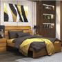 Imagem de Cama Casal Premium MDF Tcil