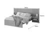 Imagem de Cama Casal Quarto Zara com Mesa de Cabeceira
