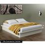 Imagem de Cama Casal Queen em Madeira 100% MDF TW22 Off White - Dalla Costa