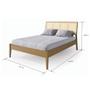 Imagem de Cama Casal Vicenca cor Mel 151cm - 62763