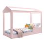 Imagem de Cama Casinha Montessoriana Crystal 100% Mdf Solteiro Rosa