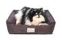 Imagem de Cama Casinha Pet Premium Decor Suede Base Impermeável Cachorro Gato Cães Luxo Pickorruchos G