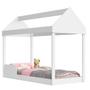 Imagem de Cama Castelo Infantil Solteiro 100% MDF Quarto Princesa Robusta Resistente Durabilidade