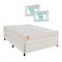 Imagem de Cama Colchão e Box Inducol Casal 138cm com 2 Travesseiros Select