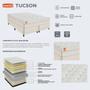 Imagem de Cama Colchão e Box Inducol Casal 138cm com 2 Travesseiros Select