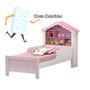 Imagem de Cama Com Colchão Menina Solteiro 100% MDF