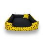 Imagem de cama de cachorro grande 70x70cm cama G cama pet até15kg caminha com zíper