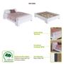 Imagem de Cama de Casal Box com Estrado Fixo 140 Xangai