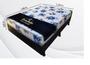 Imagem de Cama de Casal Box Floral Azul Resistente