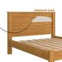 Imagem de Cama De Casal Cinamomo Off White Flex Pilut Shop JM