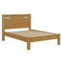 Imagem de Cama De Casal Com Cabeceira 100% MDF Cinamomo Off White Fege Shop Jm