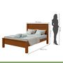 Imagem de Cama de Casal em Mdp/mdf 111,5x205,9cm Athenas