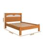 Imagem de Cama de Casal Mdf Nature Off White Flex Amsterdã Fênix