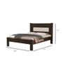 Imagem de Cama De Casal Para Quarto Tradicional Clara Estilo Moderna MDF Com Estrado Madeira