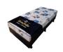 Imagem de Cama de Solteiro Box Floral Azul Resistente