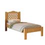 Imagem de Cama De Solteiro Com Cabeceira 100% MDF Cinamomo Off White Flex Munique Fênix