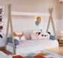 Imagem de Cama de Solteiro Infantil Cabana Com Colchão CCM004 Linha Infanto Completa Móveis