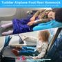 Imagem de Cama de viagem de avião da criança, assento do apoio do pé do avião estender