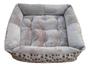 Imagem de Cama Dog Caminha Pet Cama Lavável 70x70 Cama P/ Cães E Gato Avelã