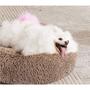 Imagem de Cama Donut Cachorro Gato Pet Nuvem 60Cm Caminha Rosquinha Animais Estimaçao Petshop Pelucia Confortavel