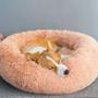 Imagem de Cama Donut Nuvem 60Cm Cachorro Gato Pet Caminha Rosquinha Confortavel Confortavel Animais Estimaçao Petshop Casa Pelucia