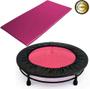 Imagem de Cama Elástica Mini Jump Profissional Rosa +Capa + Colchonete