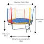 Imagem de Cama Elástica /Pula Pula Nacional 2,30 Redonda  + Piscina de Bolinhas Quadrada 1,50m + Gangorra 1  Lugar Infantil