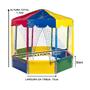 Imagem de Cama Elástica Pula Pula Trampolim 1,83m + Piscina de Bolinhas Oitavada 2,00m Premium Infantil
