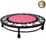 Imagem de Cama Elástica Rosa Mini Jump 180Kg Com Aro De Reforço+Corda