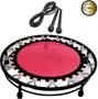 Imagem de Cama Elástica Rosa Mini Jump 180Kg Com Aro De Reforço+Corda
