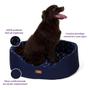 Cama Europa Paris Fábrica Pet Azul Marinho - Tam. M Imagem de Cama Europa Paris Fábrica Pet Azul Marinho - Tam. M