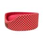 Imagem de Cama Fábrica Pet Oval Unic Vermelho para Cães e Gatos - Tamanho G