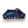 Imagem de cama G pra cachorros caminha 70x70cm cama pets até 15 kg caminha de cachorro com zíper +manta