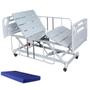 Imagem de Cama Hospitalar Fowler automatizada com elevação do leito Semi Luxo com colchão D33