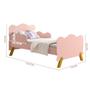 Imagem de Cama Infantil Angel Rose VJ Com 2 Luminárias Nuvem Cristal Branco Divaloto