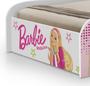 Imagem de cama infantil carro adesivada Barbie