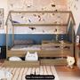 Imagem de Cama Infantil Casinha Com 2 Gavetas Infix C06 Aveiro - Mpozenato