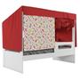 Imagem de Cama Infantil Circus Tenda Diversão com Barraca Pura Magia Branco/Vermelho