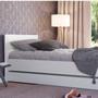 Imagem de Cama Infantil com Cama Auxiliar Wood Branco