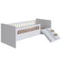 Imagem de Cama Infantil Com Escorregador Lumiar C06 Branco - Mpozenato