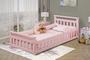 Imagem de Cama Infantil com Grade Bella Rosa