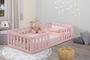 Imagem de Cama Infantil com Grade Bia Rosa